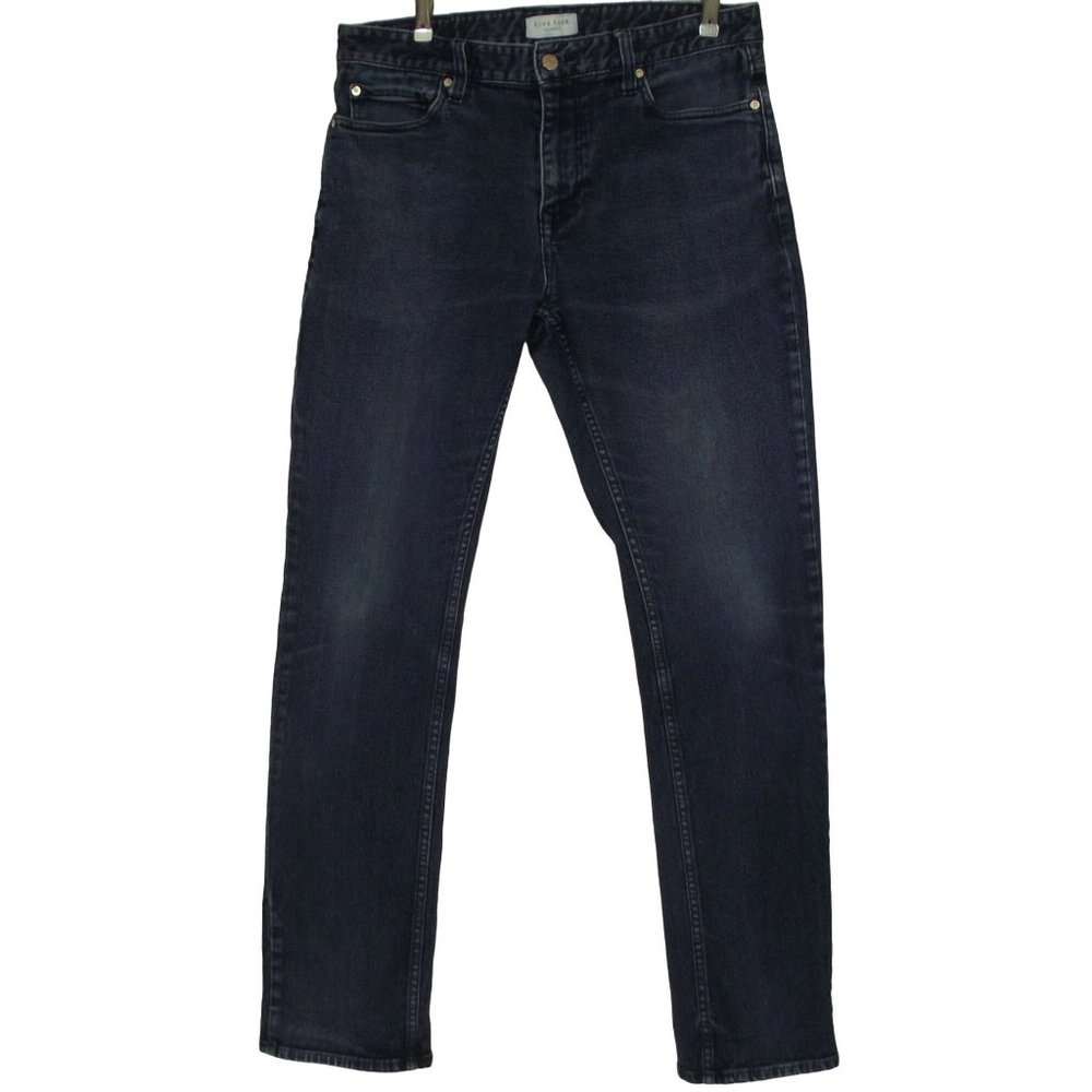 Five Four Straight Jean Mens 33 x 31"inseam Los Angeles dark blue stretch